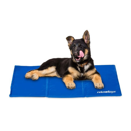 Blue cooling mat for dogs