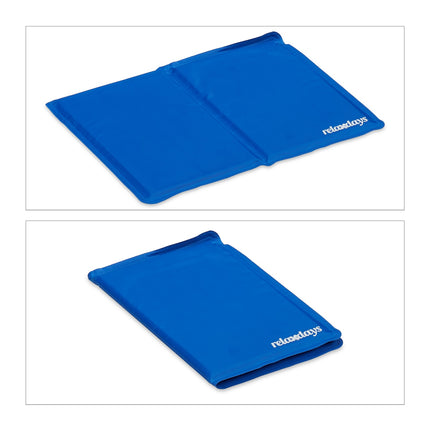 Blue cooling mat for dogs