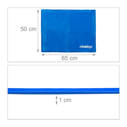 Blue cooling mat for dogs
