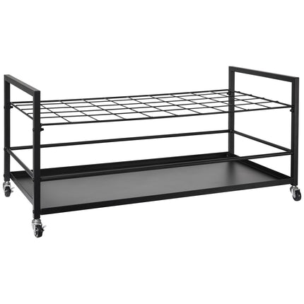 Blueprint Storage Rack, 50 Slots, Metal Cart with Wheels