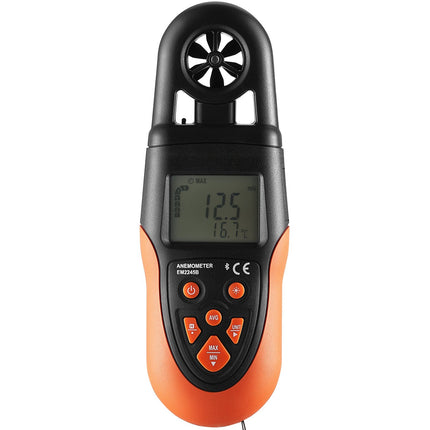 Bluetooth Handheld Anemometer – Wind Speed and Temp Meter