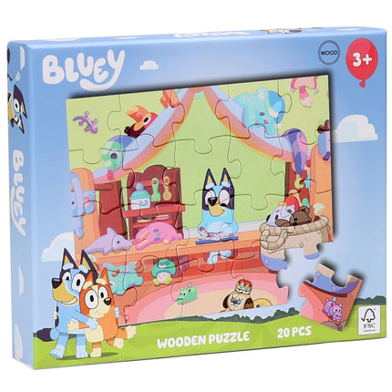 Bluey Wooden puzzle 20 cm