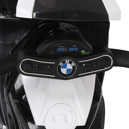 Children's electric motorcycle - black, battery powered, steel