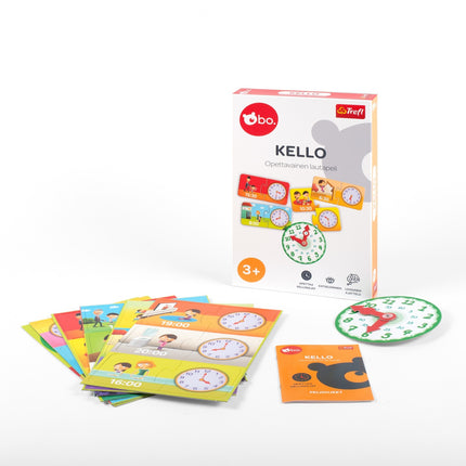Bo. Educational Board Game "Clock" (In Finnish Lang.)
