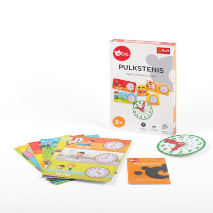 Bo. Educational Board Game "Clock" (In Latvian Lang.)