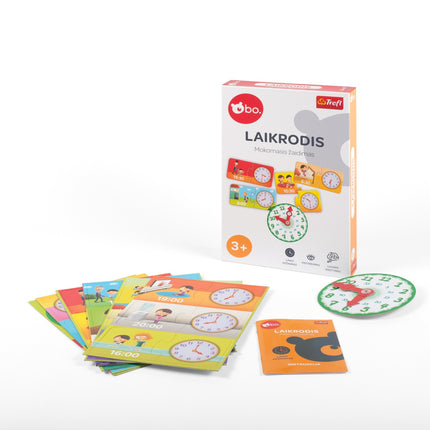 Bo. Educational Board Game "Clock" (In Lithuanian Lang.)