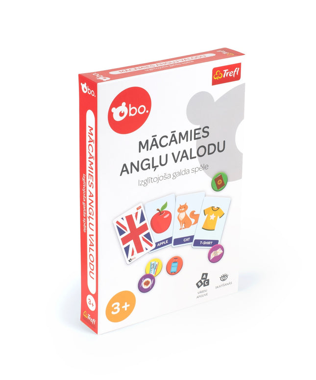 Bo. Educational Board Game "English Is Fun" (In Latvian Lang.)