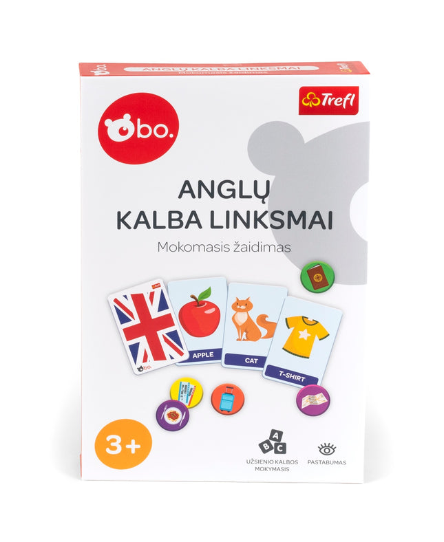Bo. Educational Board Game "English Is Fun" (In Lithuanian Lang.)