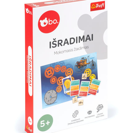 Bo. Educational Board Game "Inventions" (In Lithuanian Lang.)