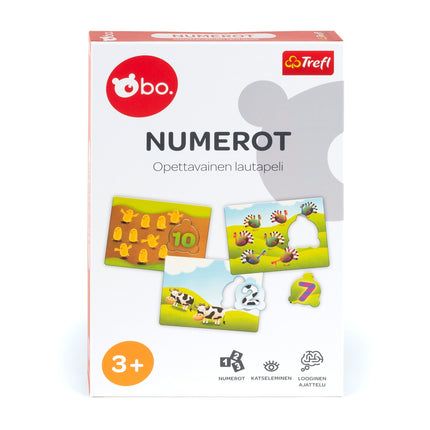 Bo. Educational Board Game "Numbers" (In Finnish Lang.)