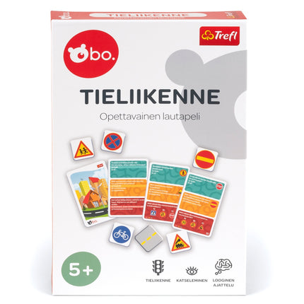 Bo. Educational Board Game "Road Traffic" (In Finnish Lang.)