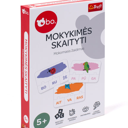 Bo. Educational Board Game "Syllables" (In Lithuanian Lang.)