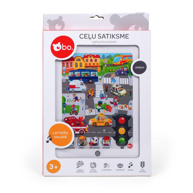 Bo. Educatieve tablet "Verkeer" (in het Lets)