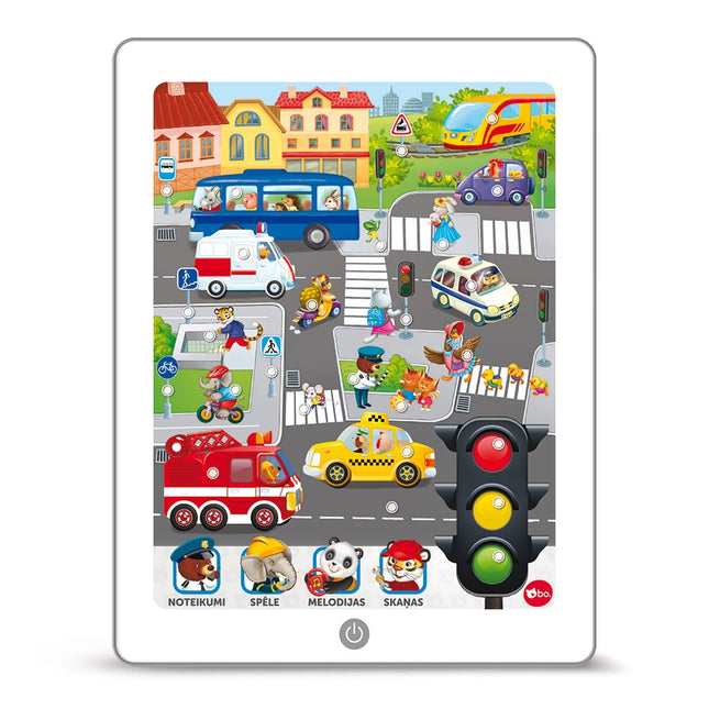 Bo. Educatieve tablet "Verkeer" (in het Lets)