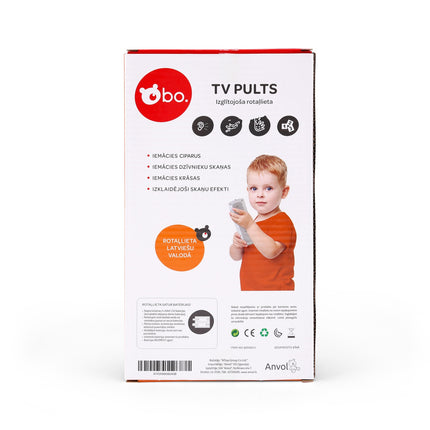 Bo. Educational Tv Remote (In Latvian Lang.)