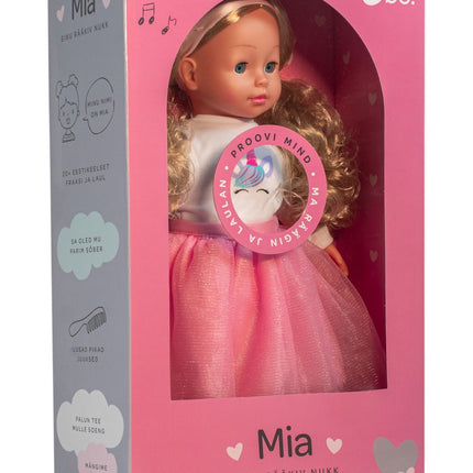 Bo. Interactive Doll "Mia" (Speaks Estonian Language), 40 Cm