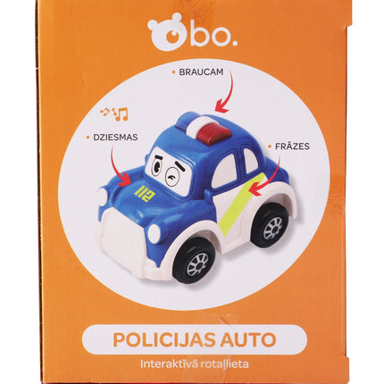 Bo. Interactive Police Car (Latvian Language)