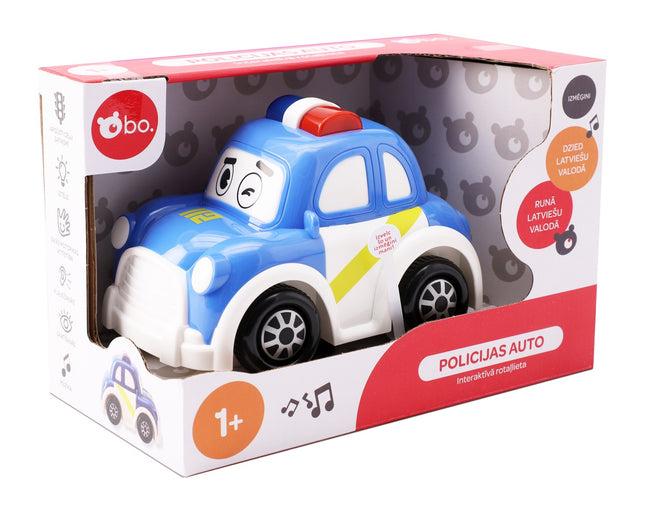 Bo. Interactive Police Car (Latvian Language)