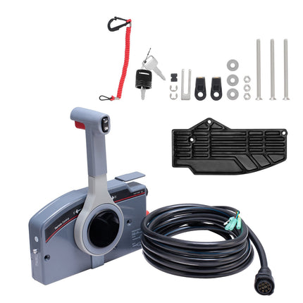 Boat Throttle Control Box for Yamaha 4-Stroke, Power Trim, Side Mount