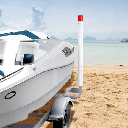 Boat Trailer Guide-Ons 60 in, Solar LED, 2-Pack