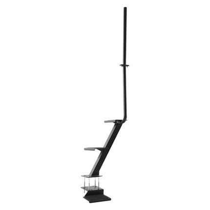 Boat Trailer Steps, 3-Step Steel Ladder With Handrail