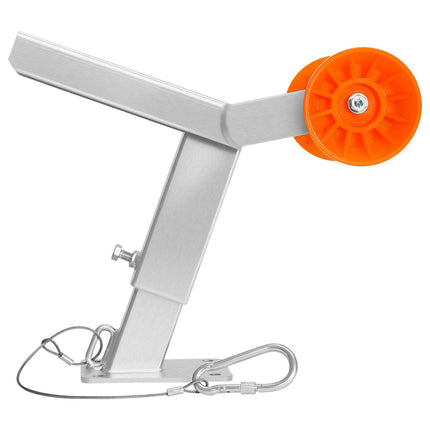 Boat Trailer Winch Stand with Roller, Adjustable 14-22 in