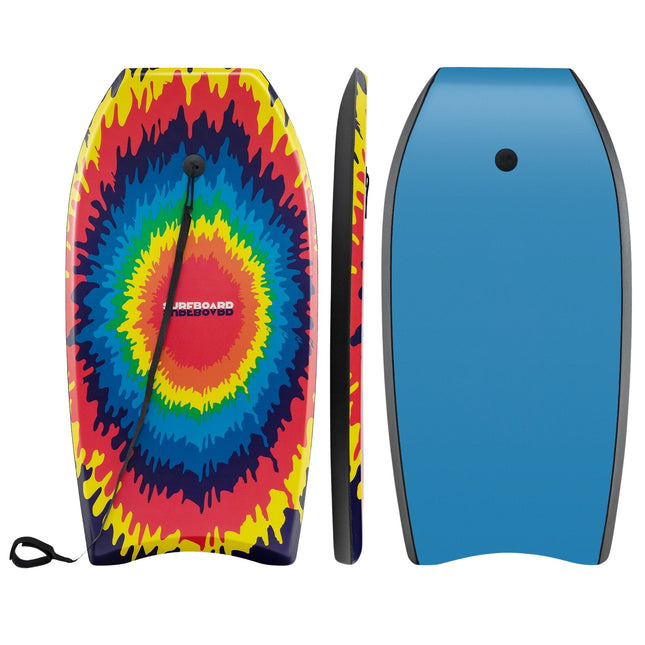 Bodyboard, 33–41 Inch EPS Core, XPE Deck, Wrist Leash