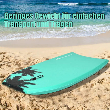 Bodyboard for Kids, 83x47x5.5 cm, Green, EPS Core