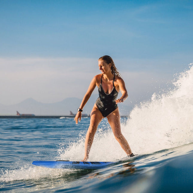 Lekka deska do pływania plażowego Bodyboard dla dzieci i dorosłych 106 cm niebieska