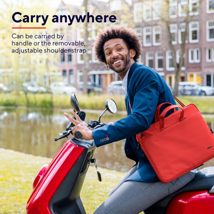 Bologna Laptop bag 16" Eco-friendly Red