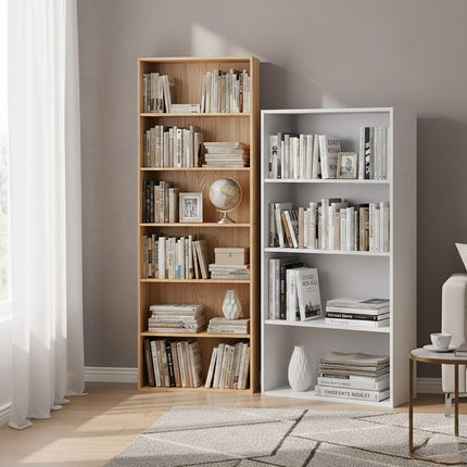 Bookcase with Adjustable Shelves, Freestanding