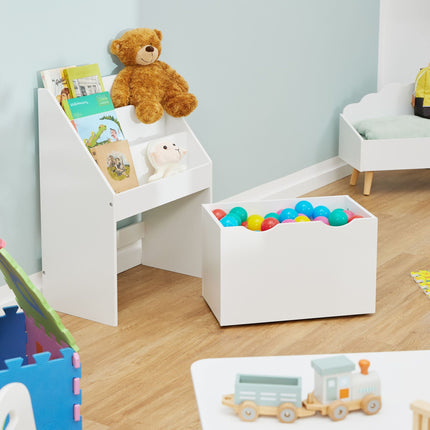 Bookshelf for children with toy box