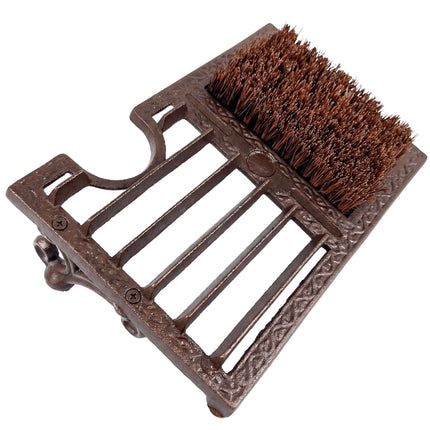 Boot Scraper With Boot Jack – Cast Iron, Bristle Brush