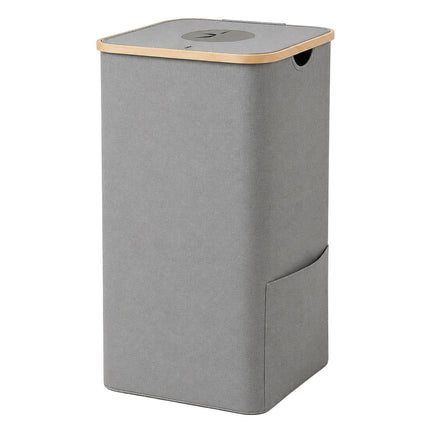 Bottle Deposit Bin, 100L – Gray, Bamboo & Polyester
