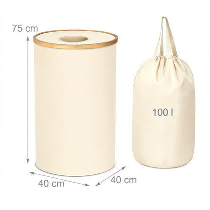 Bottle Deposit Collector 100L – Round, Washable Inner Bag