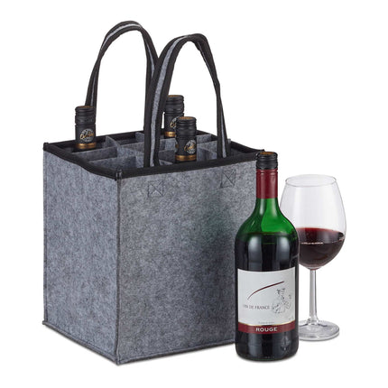 Bottle bag for 9 bottles Felt