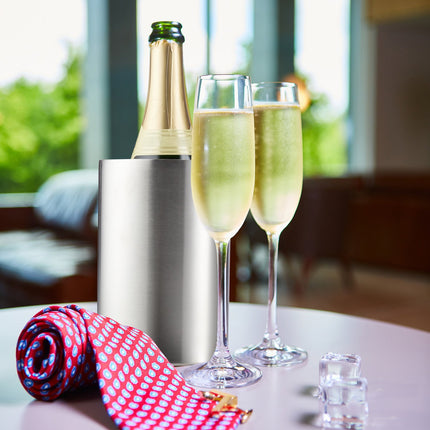 Bottle cooler in stainless steel