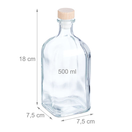 Bottles for refilling 6-pack 500 ml