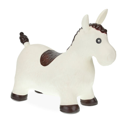 Bouncing animal Horse in white