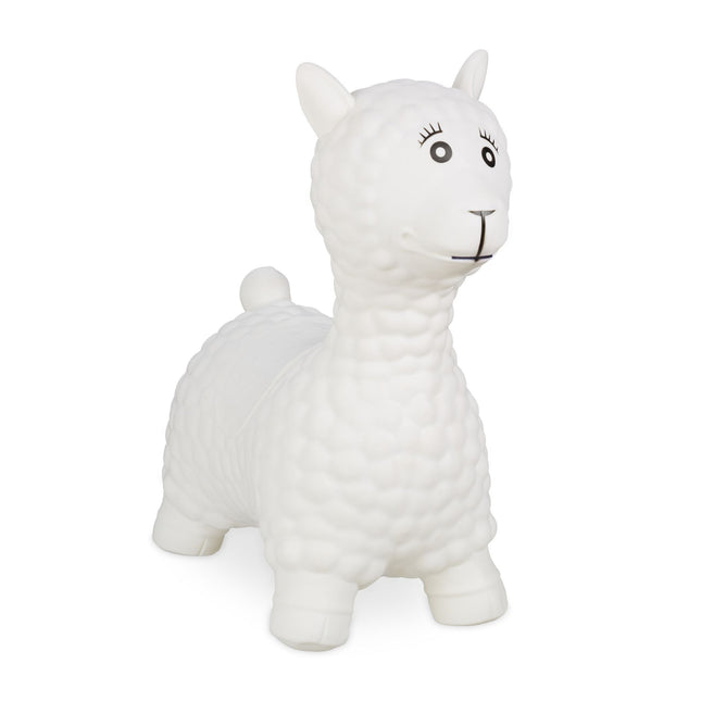 Bouncy Animal Llama in cream white