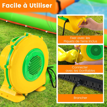 Bouncy Castle Blower 950W With Handle and Ground Stakes