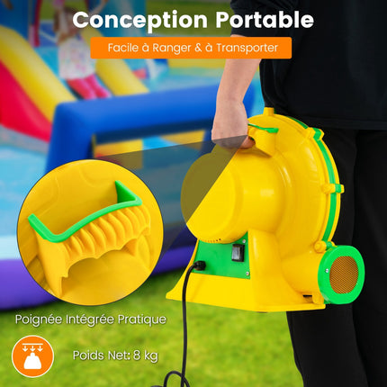 Bouncy Castle Blower 950W With Handle and Ground Stakes