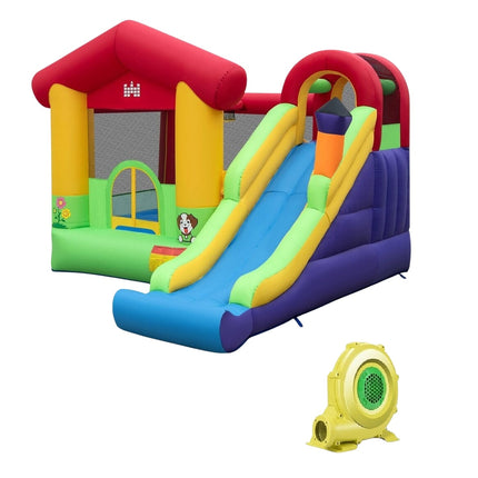 Bouncy castle Inflatable play castle for children with slide 325 x 290 x 205 cm