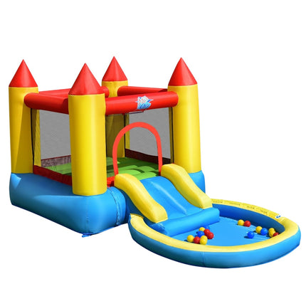 Bouncy castle inflatable jumping castle water park with slide 365 x 200 x 190 cm