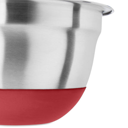 Bowl set 3 parts with non-slip base