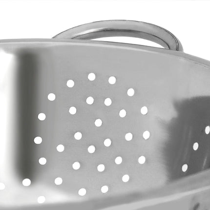 Bowl set in stainless steel