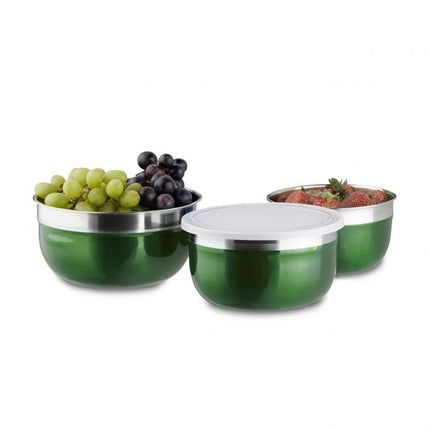Bowl set with lid 3 parts