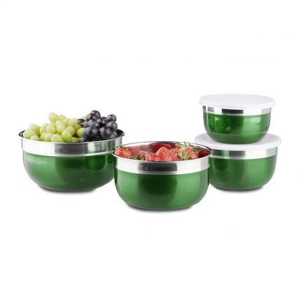 Bowl set with lid 4 parts