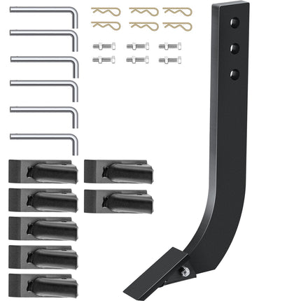 Box Blade Scarifier Shanks Set, 6-Pack 16-Inch, 3-Hole