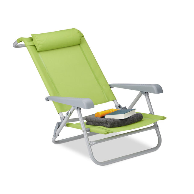 Brass chair with neck pillow